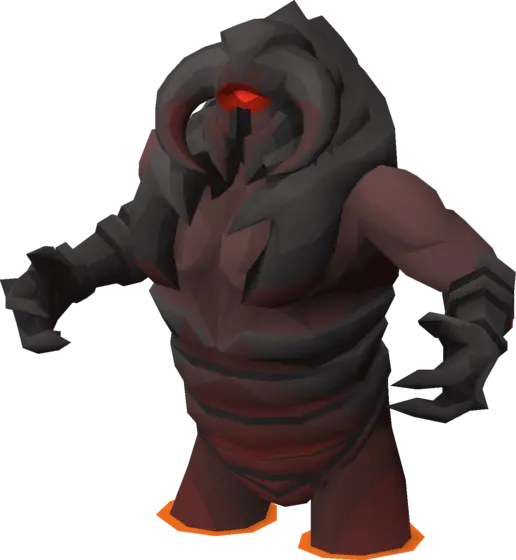 TzKal-Zuk rising from the lava