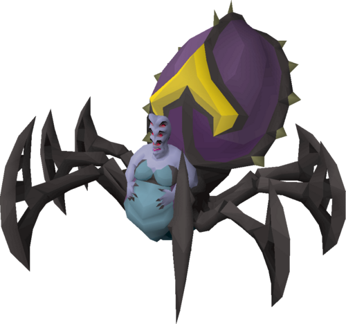 Verzik Vitur in her final spider form